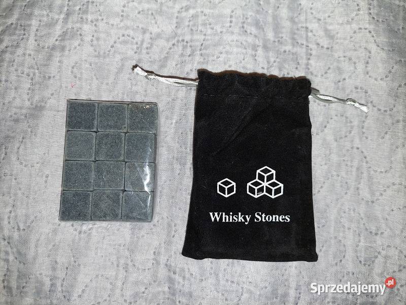 Nowy zestaw 12 kamiennych kostek do whisky i Warszawa