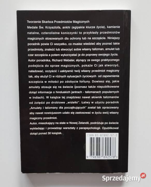 Amulety i talizmany początkujących Richard Poradniki, albumy i reportaże Bełchatów