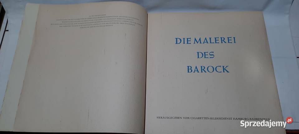 Malarstwo barokowe 1940 K21 Warszawa