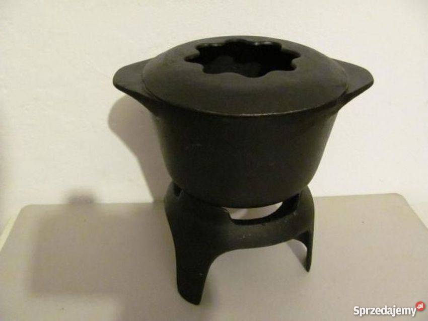 Żeliwny zestaw do fondue