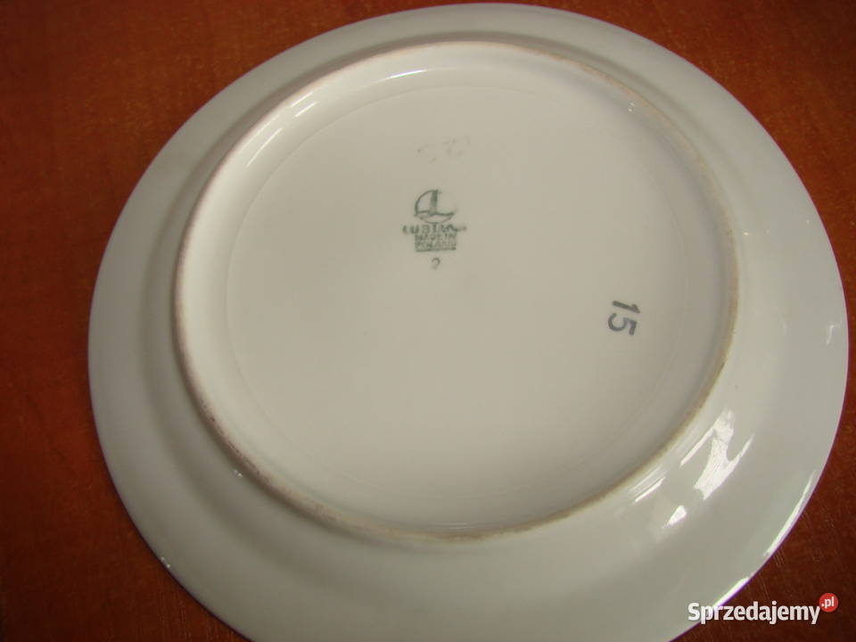 Lubiana wzór kaszubski talerz PRL Pruszcz Gdański