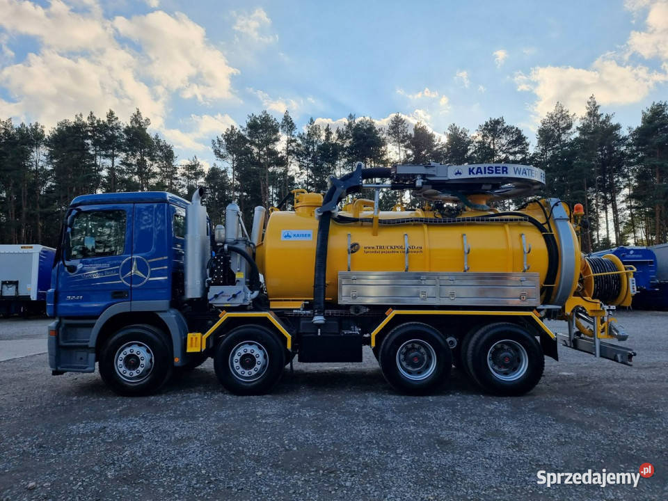 Mercedes ACTROS 8x4 WUKO recykling do zbierania klimatyzacja świętokrzyskie