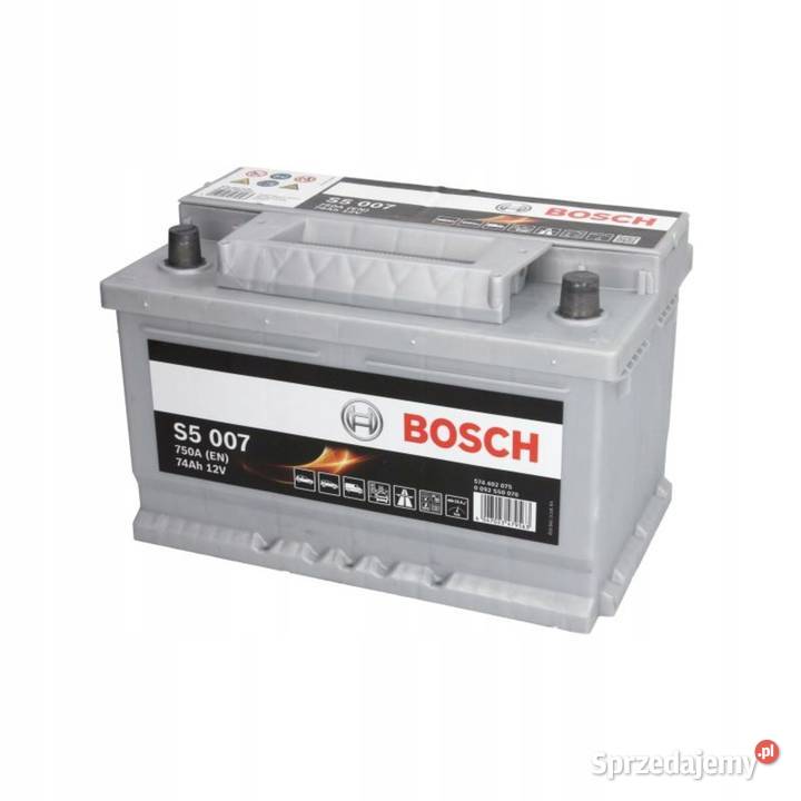 Akumulator Bosch S5 74Ah 750A P dolnośląskie Jelcz-Laskowice