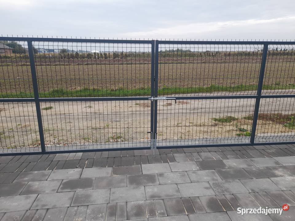 Brama Panelowa 200 x 200 Słupy metal