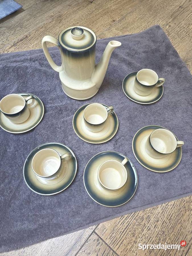 Vintage serwis kawowy porcelit Tułowice PRL 6 opolskie Prudnik sprzedam