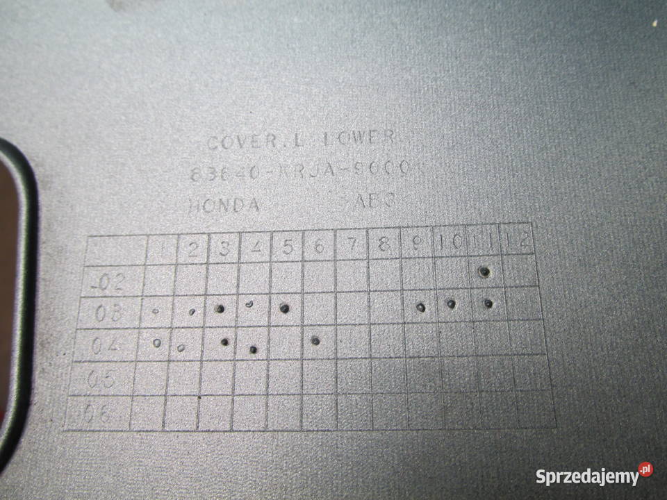 Lewy boczek plastik Honda Pantheon 125 04r Sandomierz sprzedam