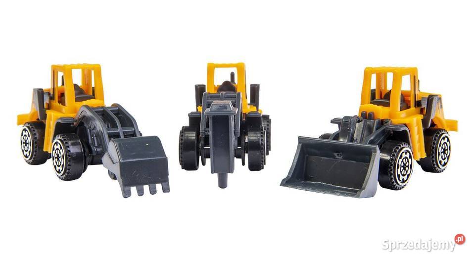 Parking pojazdów budowlanych w zestawie z 3 Poznań