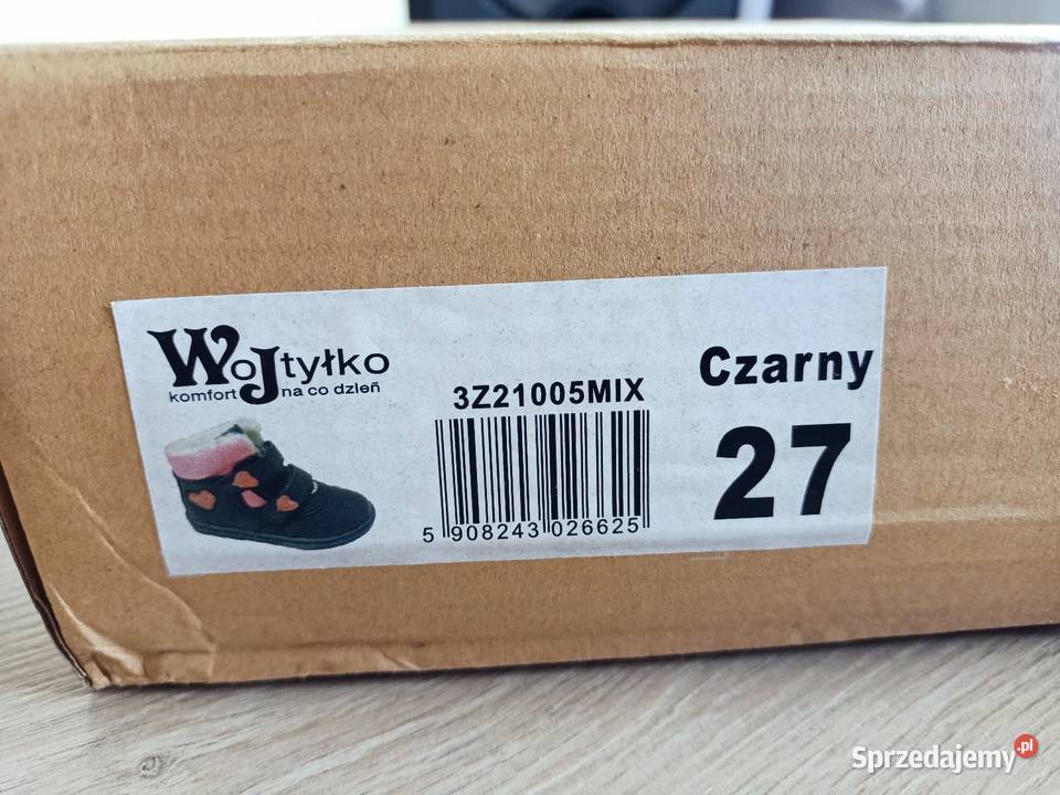 Buty trzewiki dziewczęce ocieplane Wojtyłko 27 Płock sprzedam