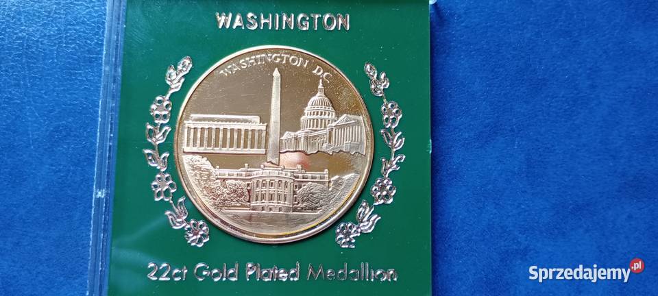 Stare monety Medal Washington USA Numizmatyka Lesko