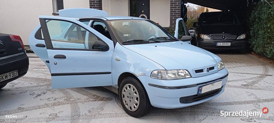 Fiat Albea 2005r Nowy Przegląd do 23 12 2026 niebieski Wałdowo Szlacheckie