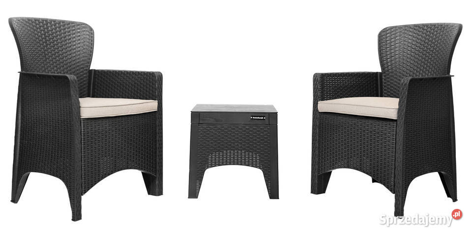Zestaw mebli ogrodowych komplet fotele stolik wielkopolskie Poznań