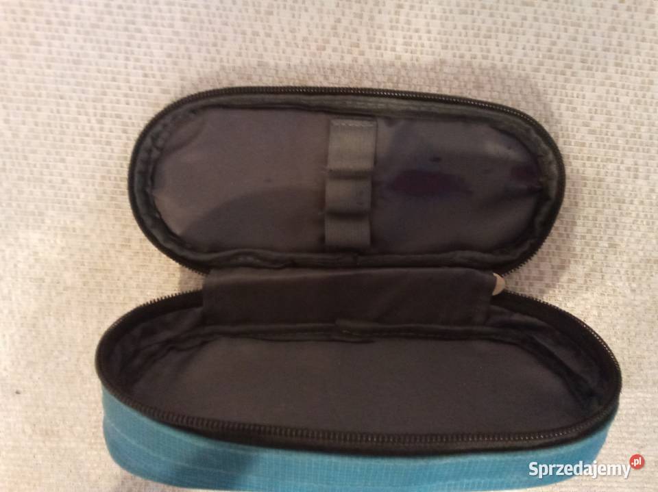 Piórnik niebieski vintage Enrico Benetti Warszawa