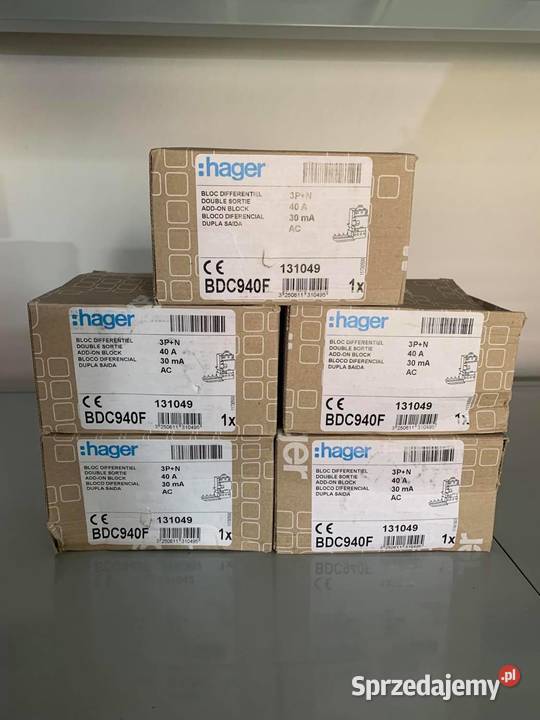 Bloc diffrentiel double sortie Hager 3PN 40A Warszawa