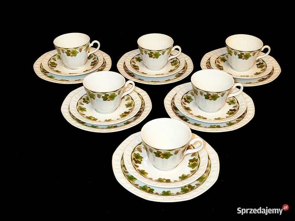 Zestaw kawowy trio NB form und design exlusiv Porcelana i szkło Chełm