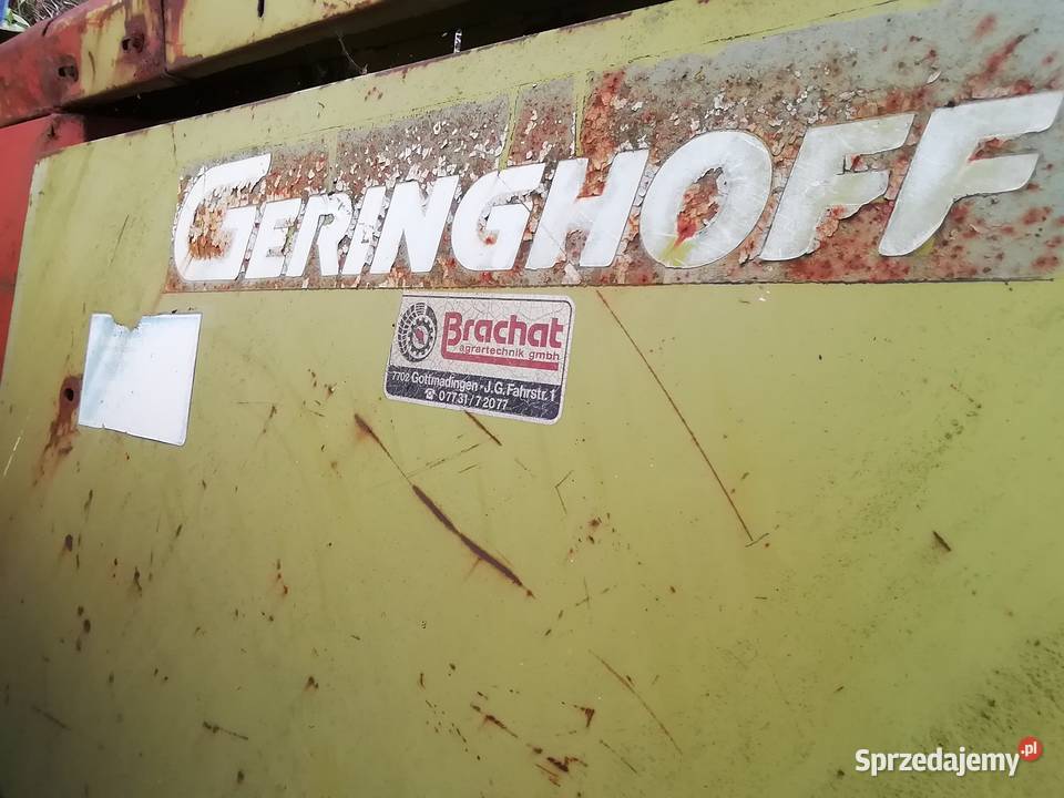 Przystawka heder do kukurydzy Geringhoff Rota Prószków sprzedam