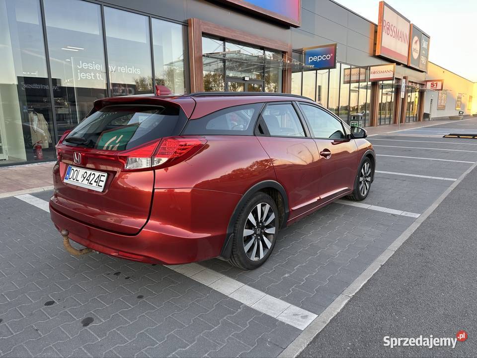 Honda Civic IX 2015 zadbana serwisowana na kamera cofania Syców