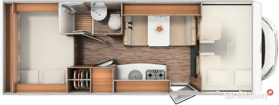 CARRADO SUNIGHT na Ford Transit kamper camping Rumia
