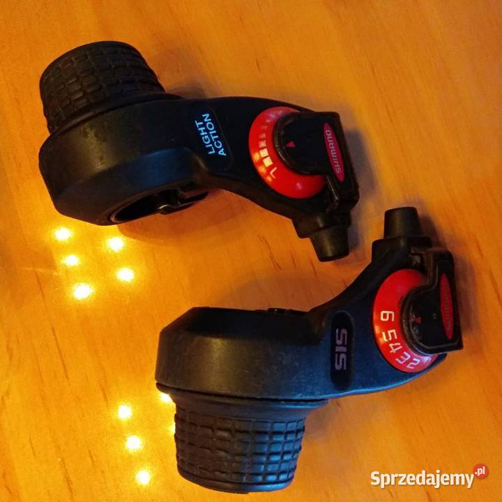 Manetki shimano 3x6 gripshift do przerzutek dolnośląskie Świebodzice