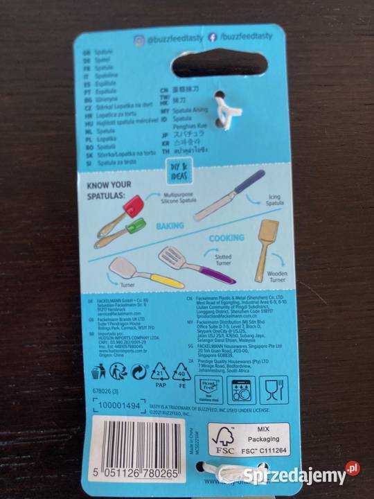 Nóż cukierniczy łopatka Tasty 2 sztuki nowy