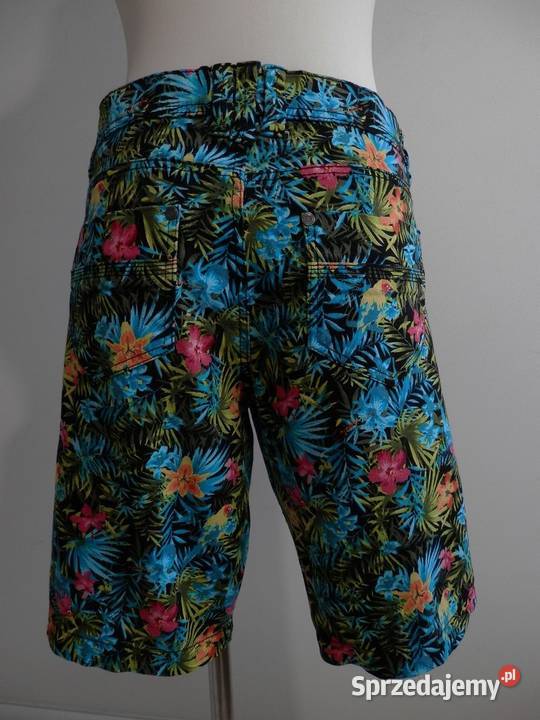 Spodenki Bermudy Bawełniane Szorty Czarne Moda i Styl podlaskie