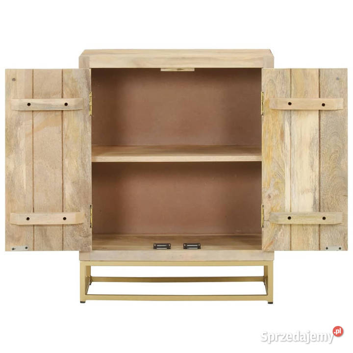 Szafka z 2 drzwiczek 55x30x70 lite drewno mango mazowieckie