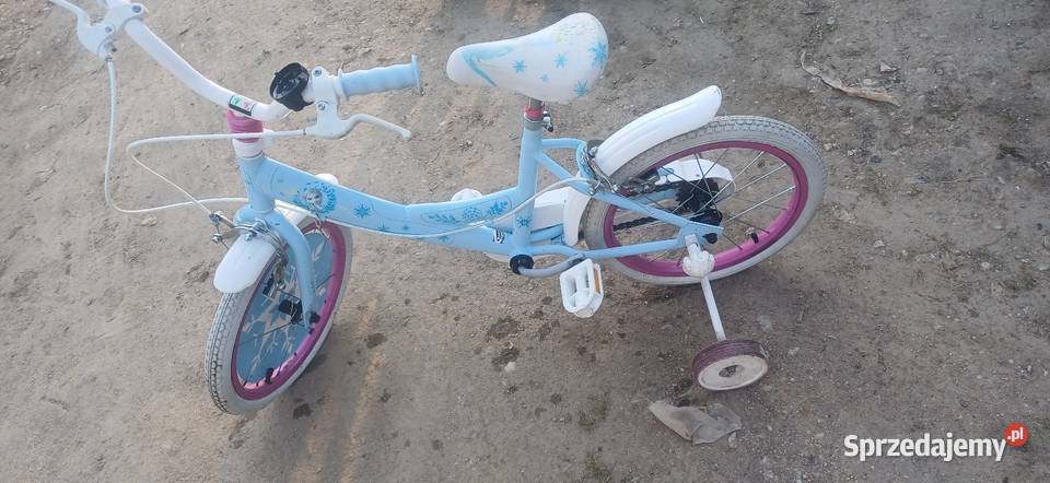 Rowerek dziewczynki z kulkami bocznymi Złotoryja sprzedam