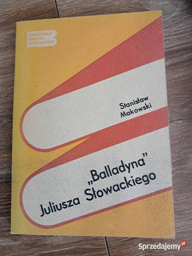książka analiza literacka z 1981r balladyna stan Książki naukowe i popularnonaukowe