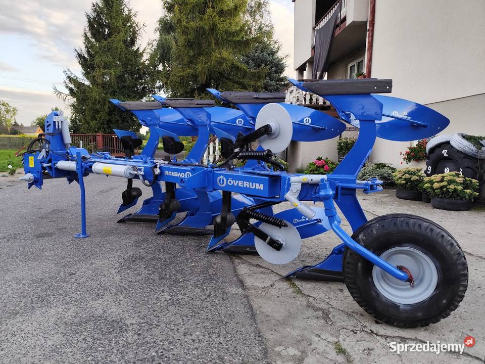 Pług obrotowy Overum Cx 4 skibowy obrotowy Żychlin sprzedam