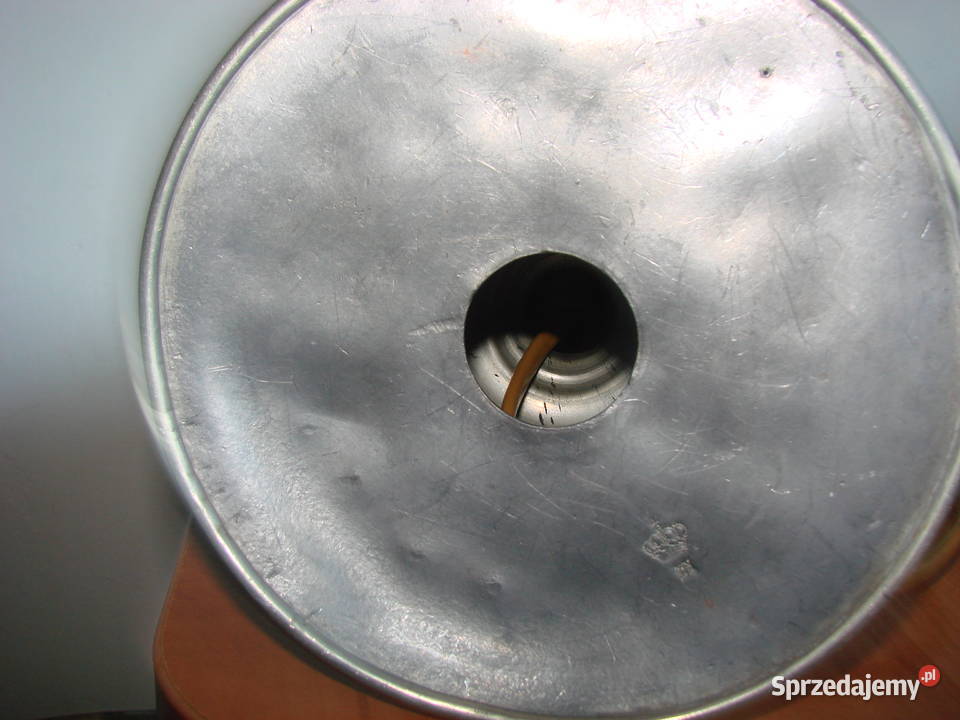 stara cynowa lampa elektryczna sygnowana pomorskie sprzedam