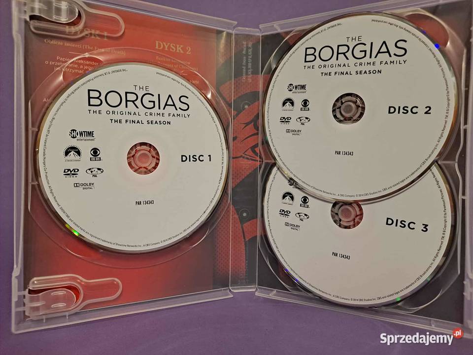 Rodzinia Borgiów DVD sezony 1 3 Kraków sprzedam