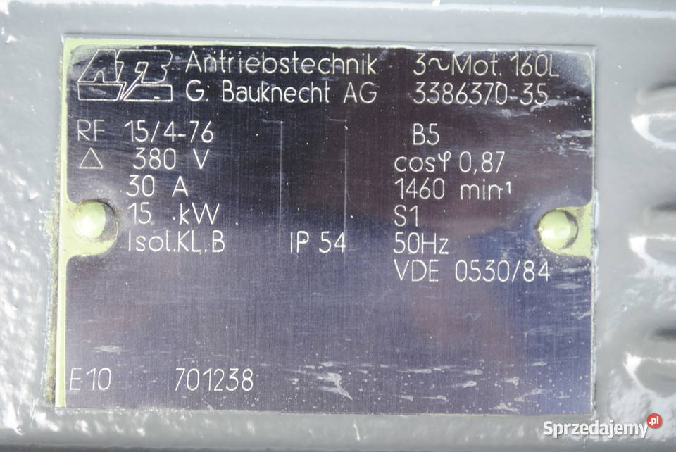 Silnik elektryczny kołnierzowy 15kw 1460obrmin