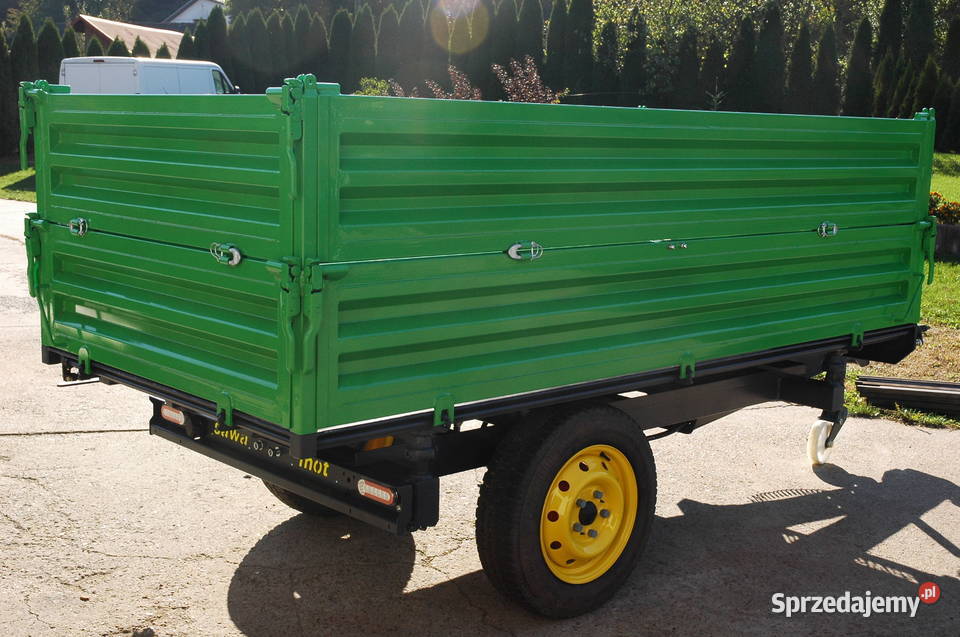 Przyczepa rolnicza 2 tony kiper John Deere Sonina