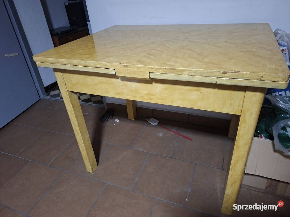 Stół rozkładany antyk prl vintage 188cm Leszno