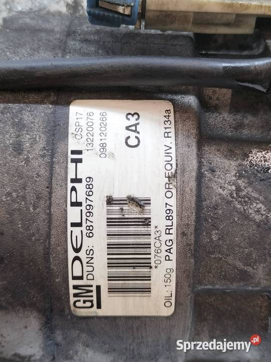 SPRĘŻARKA KLIMATYZACJI 13220076 16 16V Opel