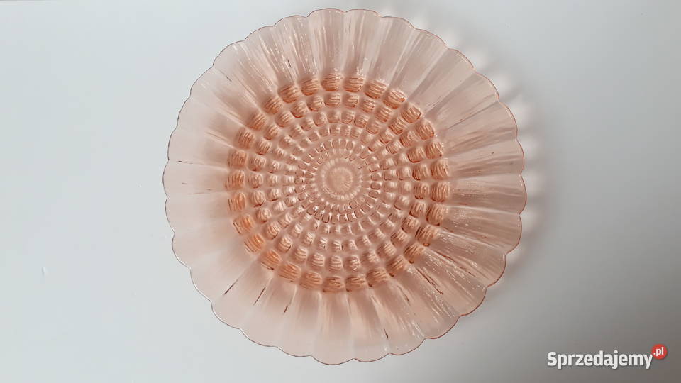 Talerz Cora ok 235 Ząbkowice kolorowe szkło PRL Dąbrowa Górnicza sprzedam