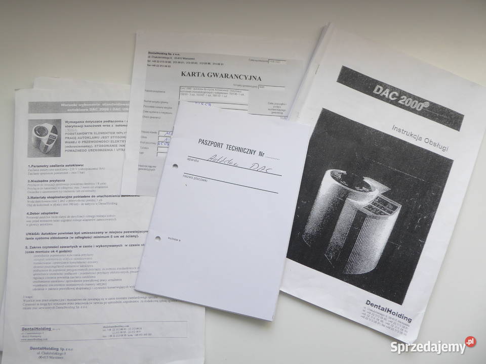 Autoklaw DAC 2000 opolskie Opole sprzedam