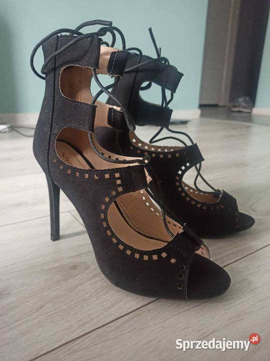 Eleganckie wysokie szpilki Sandały i klapki łódzkie Łódź