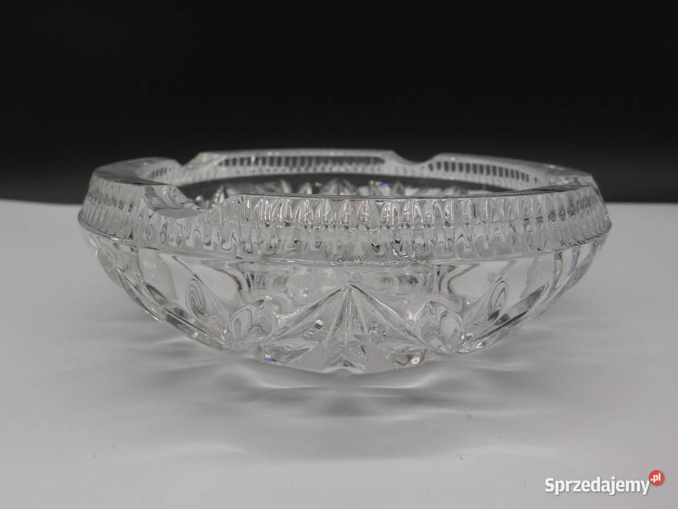 Kryształowa Popielniczka VINTAGE Lausitzer Glas Raszków