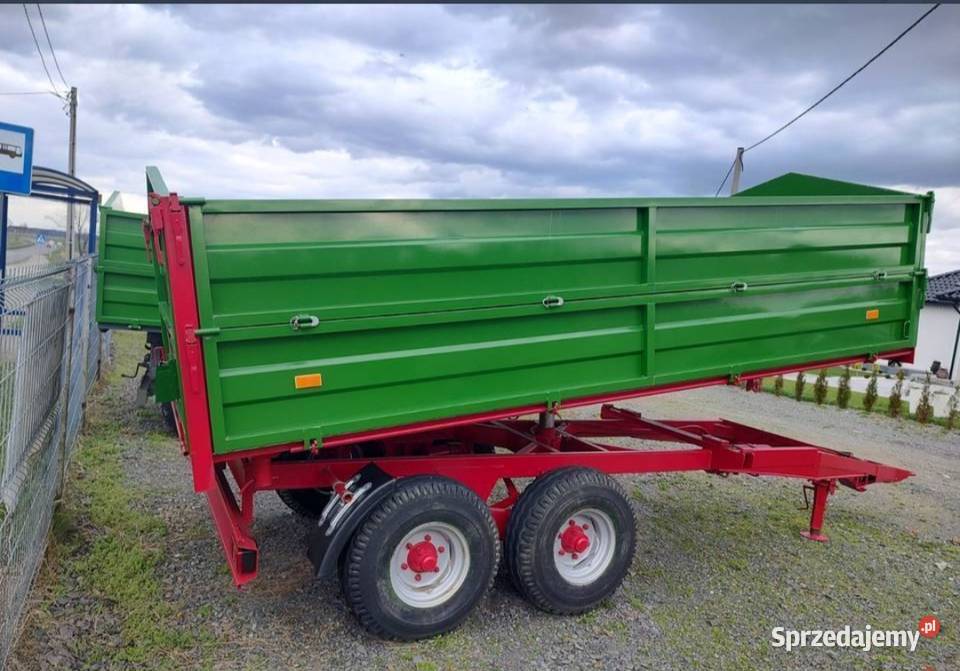 Przyczepa Tandem 3 stronny wywrót opolskie Mokra sprzedam