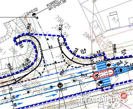 Projekty zjazdów chodników parkingów dróg Pszczyna sprzedam
