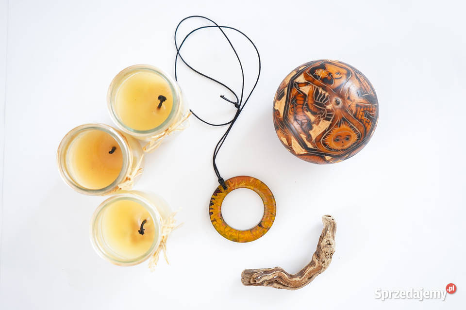 Duży kolorowy okrągły wisiorek fi 6 ręcznie Warszawa sprzedam