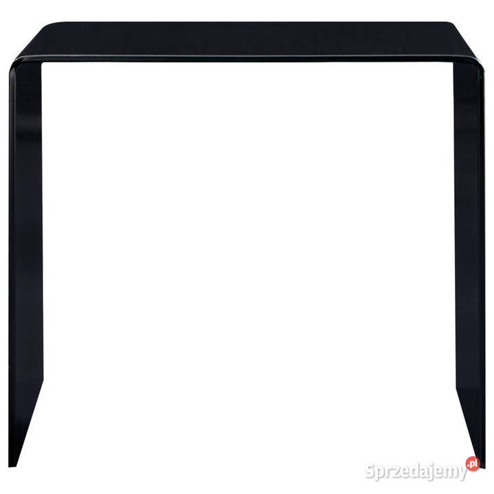 Stolik kawowy czarny 50 x 50 x 45 szkło Warszawa sprzedam