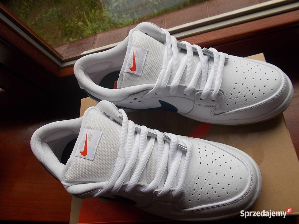 Eur 455 Nike SB Dunk Low Orange Label White Navy Nike wielkopolskie