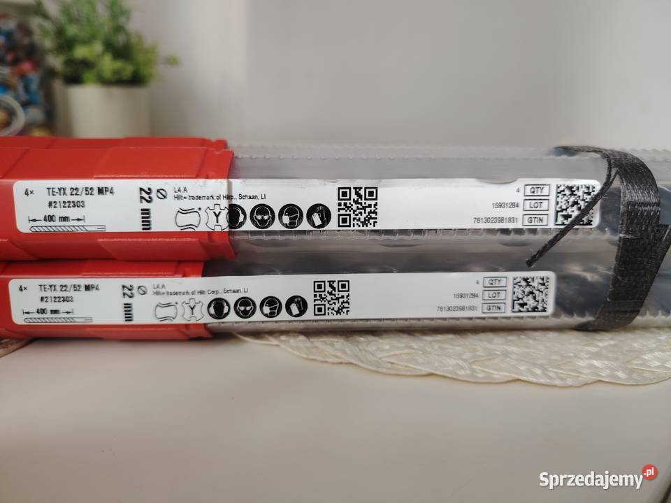 Wiertła HILTI 4 nowe śląskie Bytom