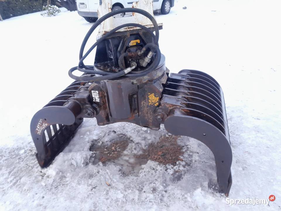 Kinshofer D15 na 2 siłownikach chwytak Maków Podhalański