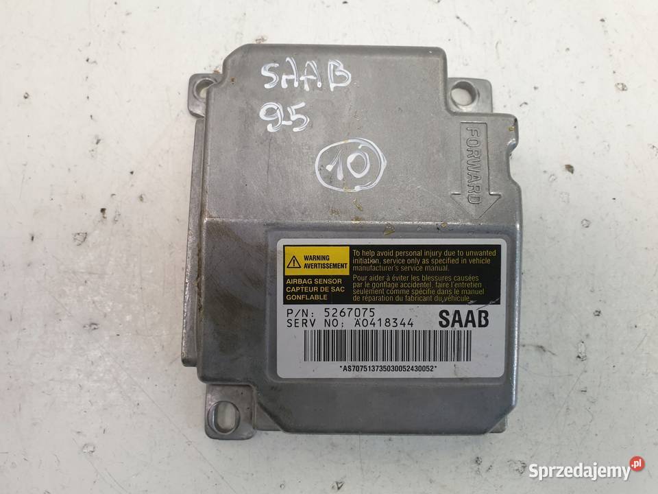 Saab 95 lift MODUŁ sensor AIRBAG PODUSZEK Janów