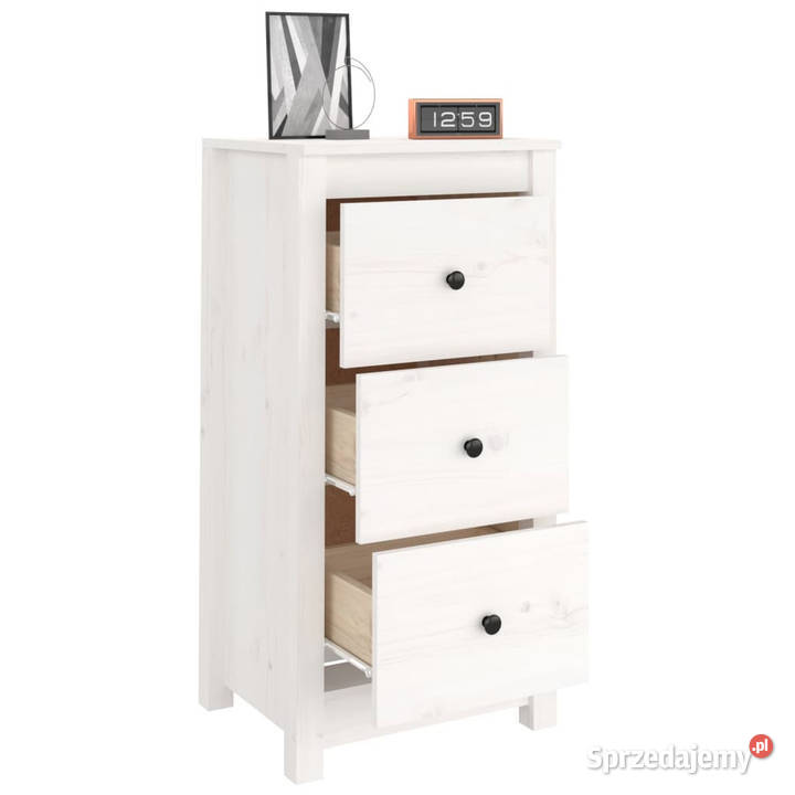 Szafka biała 40x35x80 lite drewno sosnowe Warszawa