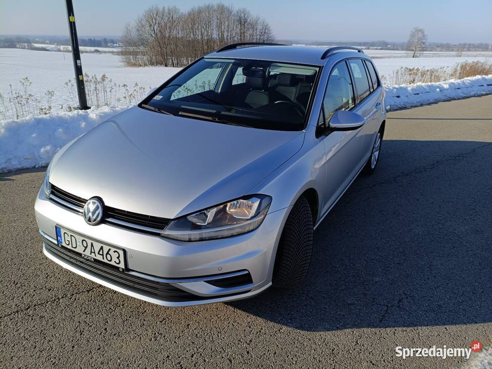 VW golf VII 2018 16 TDI 115 srebrny Kolbuszowa sprzedam