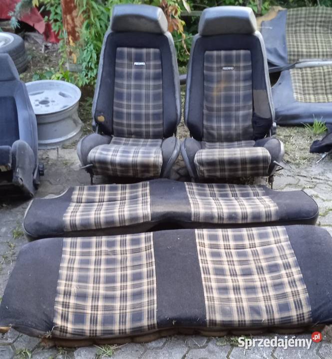 Fotele RECARO Opel Manta B Ascona B wnętrze Łódź sprzedam