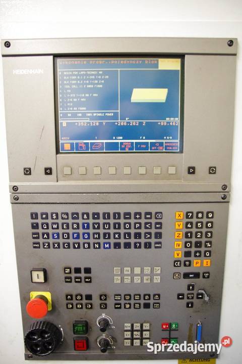 Centrum obróbcze pionowe CNC BRIDGEPORT VMC Jelenia Góra